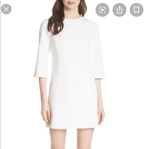 Alice + Olivia NEVER WORN gem white shift dress